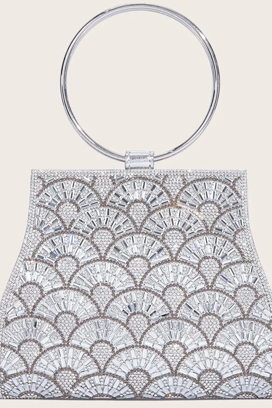 Dinner Bag Inlaid With Diamond PU European And American Chain - DanaFashionstore