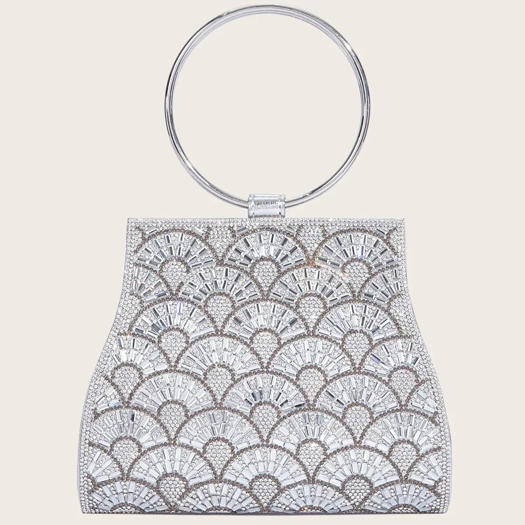 Dinner Bag Inlaid With Diamond PU European And American Chain - DanaFashionstore