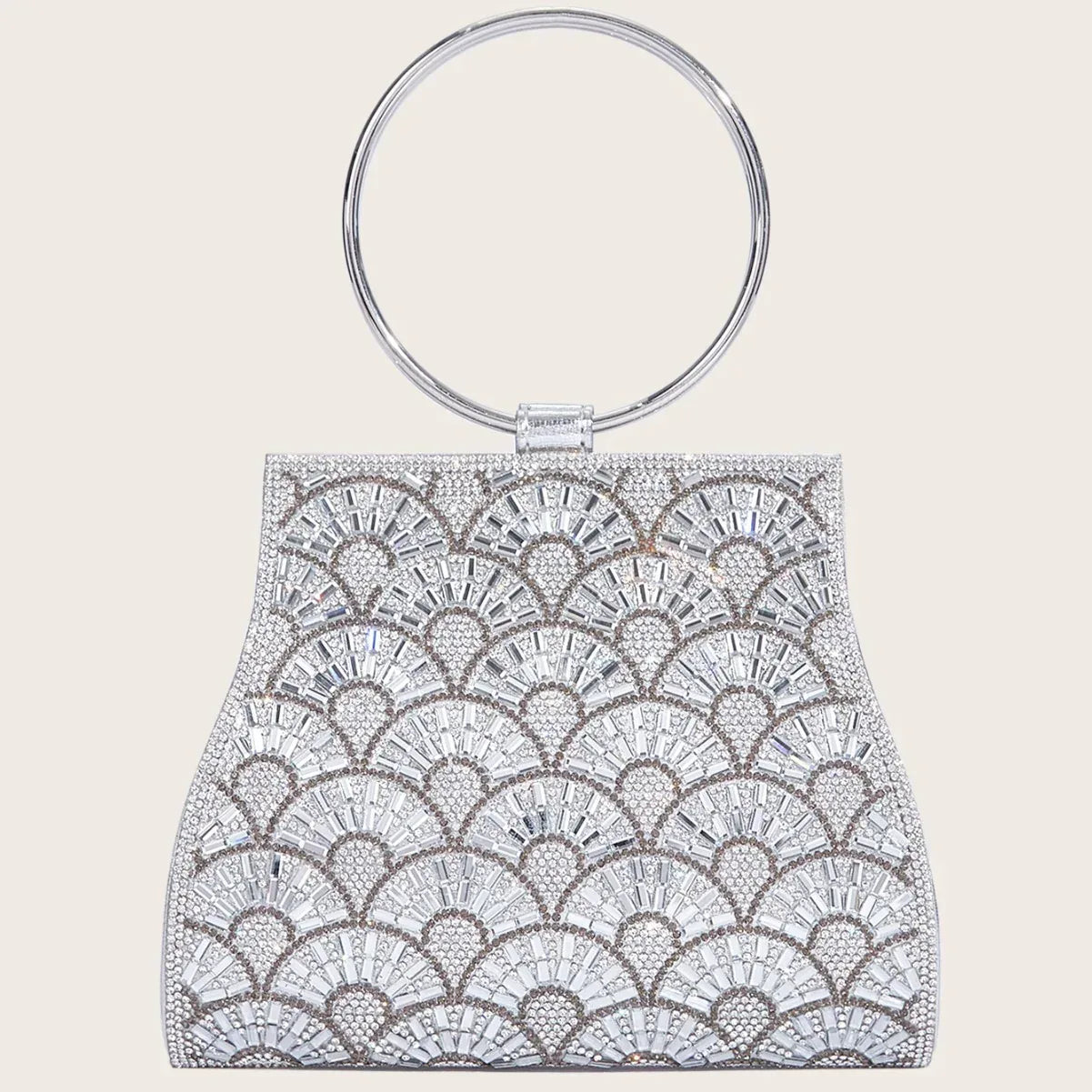 Dinner Bag Inlaid With Diamond PU European And American Chain - DanaFashionstore