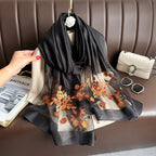 Elegant All-match Embroidered Summer Sunscreen Scarf - DanaFashionstore