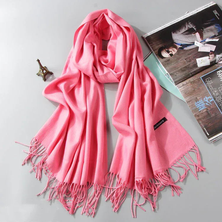 Fashion Cashmere Dual-use Shawl Warm Scarf - DanaFashionstore
