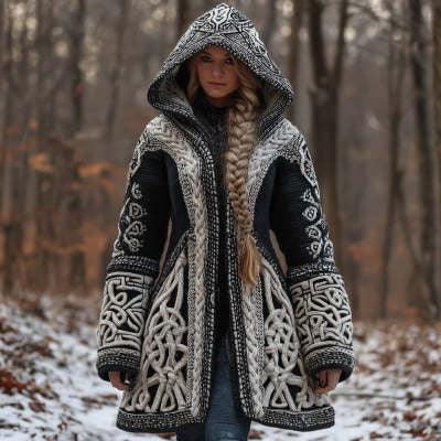 Women's Skin-friendly, Anti-pilling Knitted Cardigan With A Round Neckline, Loose Fit, And Long Length - DanaFashionstore