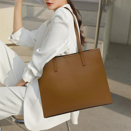 Women's Large-capacity High-grade One Shoulder Genuine Leather Handbag - Dana Fashion