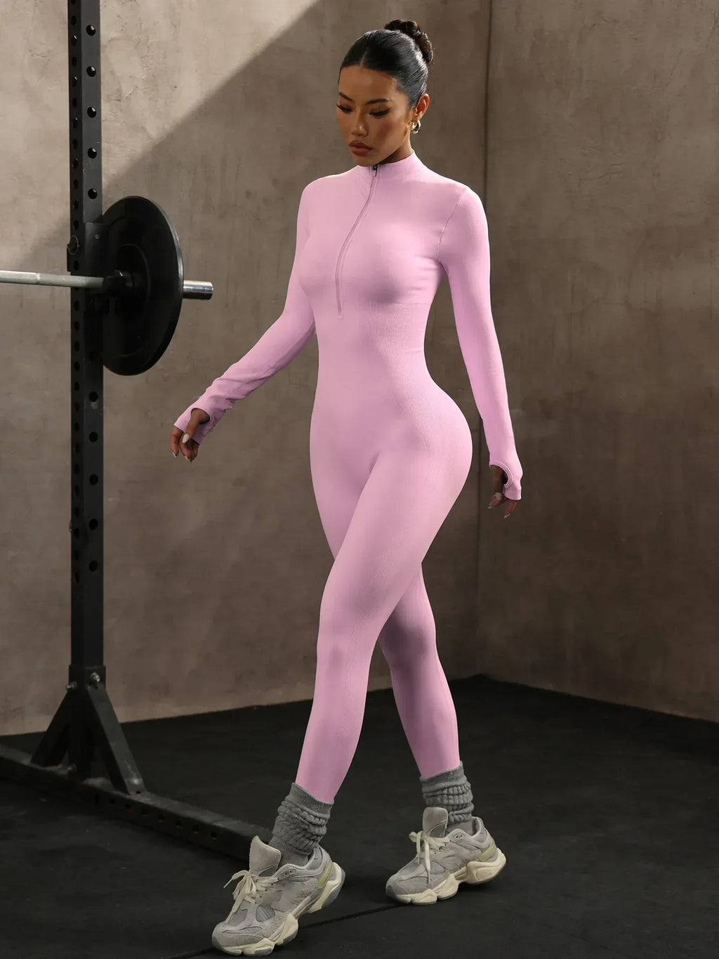 Yoga Bodysuit 2026 - Long Sleeve Seamless Tight One-Piece Suit - DanaFashionstore