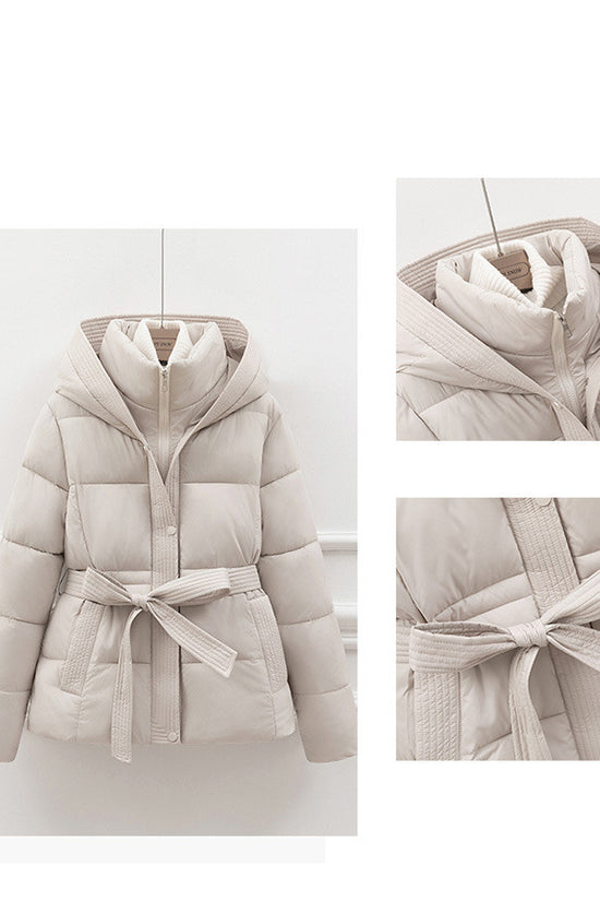 Fashion Personality Women's Short Waist Down Coat