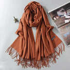 Fashion Cashmere Dual-use Shawl Warm Scarf - DanaFashionstore