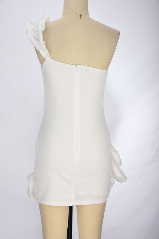 Women's Ruffled Bud Waist Dress