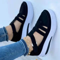 Large Women's Thick Sole Hollow Out Sports Casual Shoes - DanaFashionstore