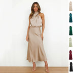 Summer Sleeveless Dress Ins Fashion Elegant Evening Party Club Clothing For Women - DanaFashionstore