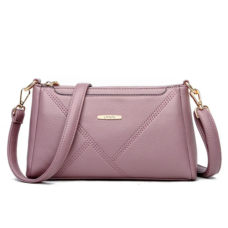 Texture Soft Leather Crossbody Bag Fashion Lady - DanaFashionstore
