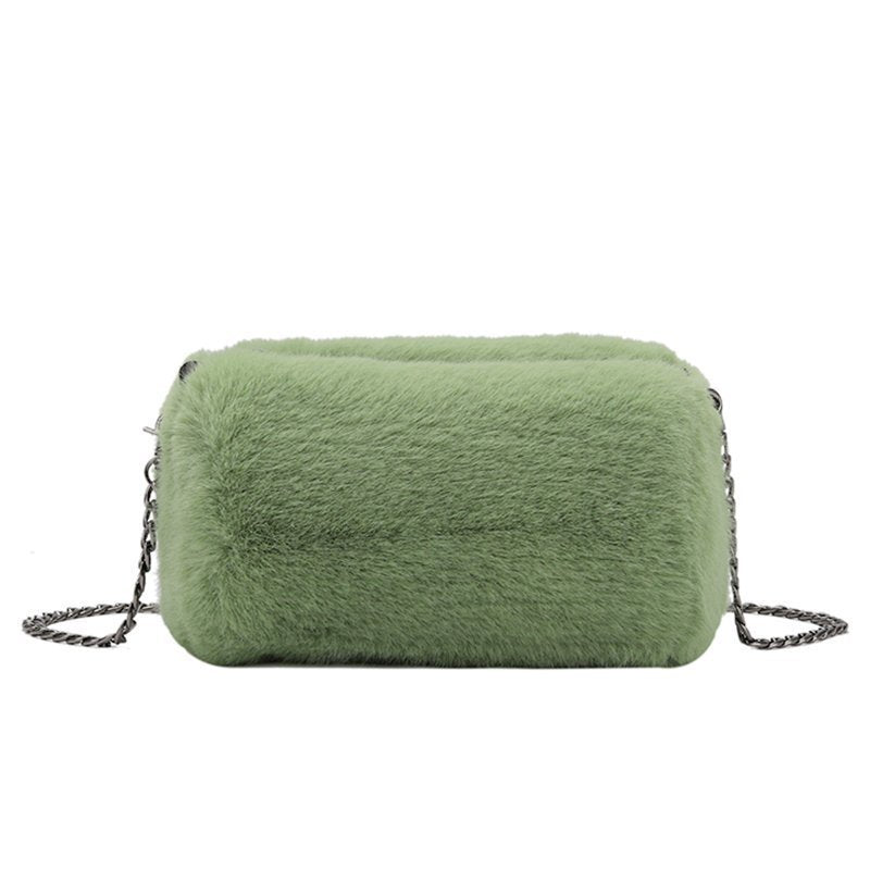 Women's Fashion Plush Chain Shoulder Bag - Dana Fashion