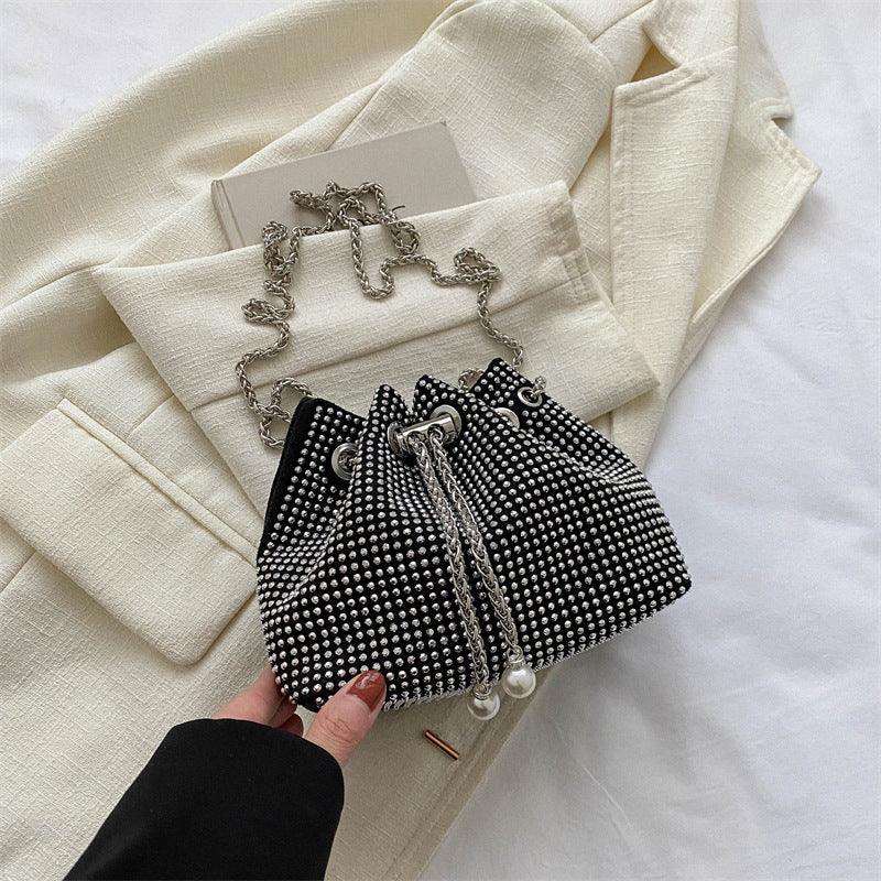Diamond Drawstring High-grade Chain Crossbody Bag - DanaFashionstore