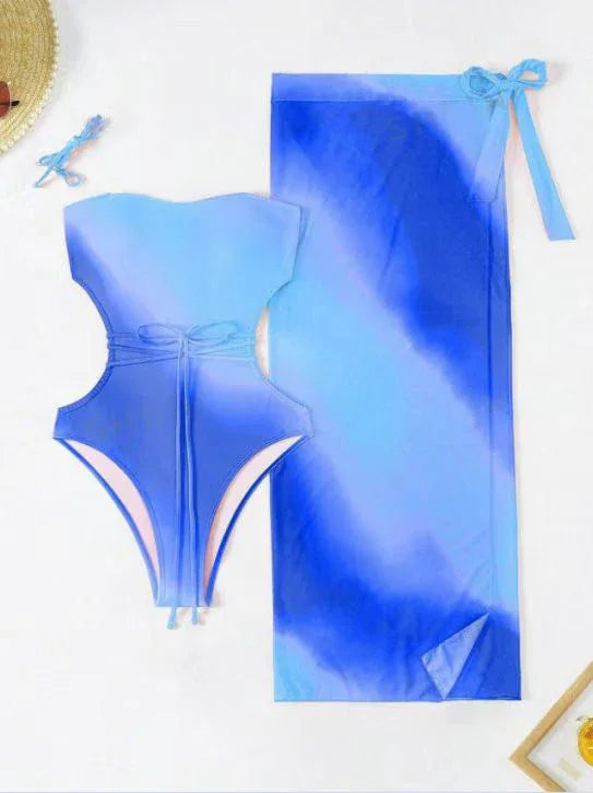 American Beach Seaside Vacation One-piece Swimsuit - DanaFashionstore