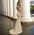Lace Long Sleeve Mermaid Wedding Dress - DanaFashionstore