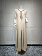 Middle East Muslim Women's Swing Dress - Elegant Modest Fashion - DanaFashionstore