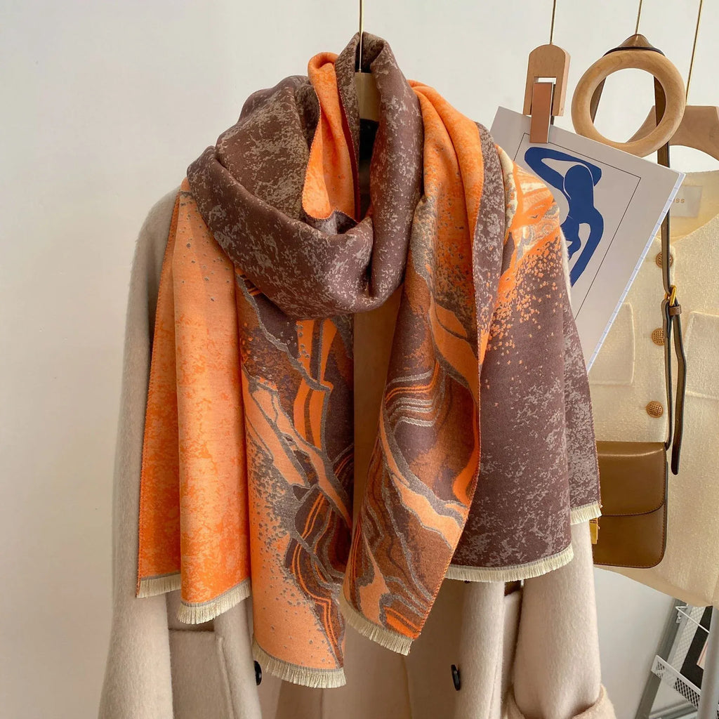 Style Double-sided Thickened Warm Scarf - DanaFashionstore