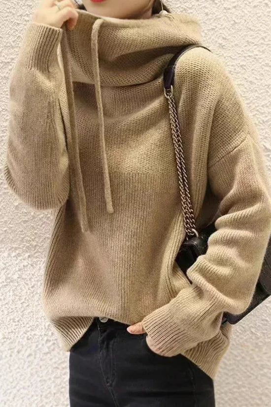 Women's Sweater Thicken Lazy Style All-match Long-sleeved Autumn Winter Warm Casual Sweater For Women - DanaFashionstore