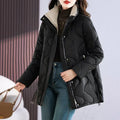 Mid-Length Loose Simple Cotton-Padded Coat 2026 - Minimalist Winter Jacket - DanaFashionstore