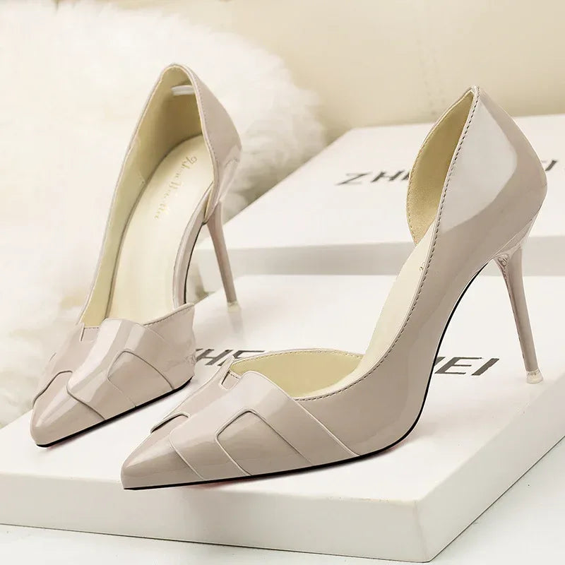 High Heels Stiletto High Heel Side Hollow - DanaFashionstore