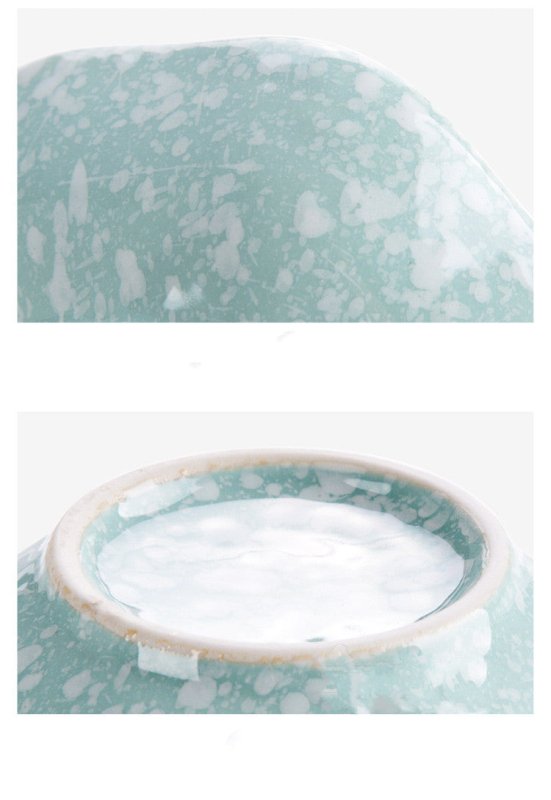 Ceramic Plate Seasoning Sauce Dish Snack Desser Plates Sushi Dishes Flavor Tray Kitchen Kid Bowl Tableware Saucer MOQ2 $25.00 Dana Fashion style: 4PCS A Dana's Kitchen Product Information: Product name: ceramic dipping dish Style: A (blue square) B (pink