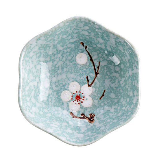 Ceramic Plate Seasoning Sauce Dish Snack Desser Plates Sushi Dishes Flavor Tray Kitchen Kid Bowl Tableware Saucer MOQ2 $25.00 Dana Fashion style: D Dana's Kitchen Product Information: Product name: ceramic dipping dish Style: A (blue square) B (pink squar