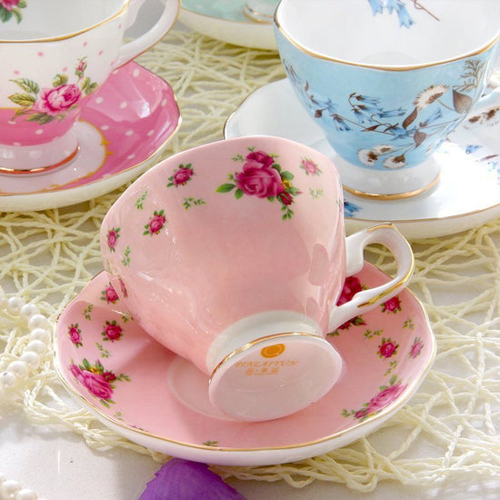Ceramic plates and cups $51.26 Dana Fashion Color: 13 Set Dana's Kitchen Material: porcelain Style: European style Popular elements: pastoral style Coffee cup accessories: with saucer