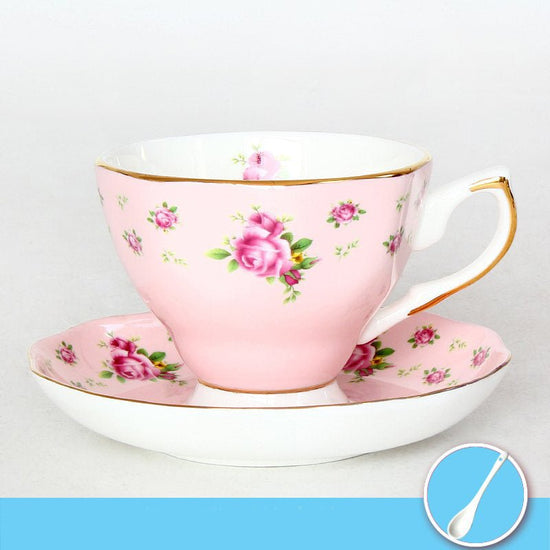 Ceramic plates and cups $51.26 Dana Fashion Color: 19 Set Dana's Kitchen Material: porcelain Style: European style Popular elements: pastoral style Coffee cup accessories: with saucer