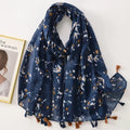 All-matching Tassel Decorative Shawl Cotton And Linen Feel Scarf - DanaFashionstore