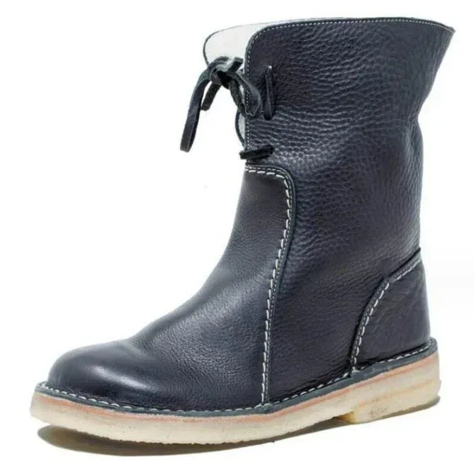 Women'S Boots Comfortable Flat Bottom Martin Boots Versatile Low Boots - DanaFashionstore
