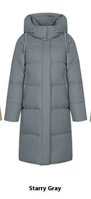 Long Over Knee Hooded Jacket 2025 - Thickened Winter Coat - DanaFashionstore