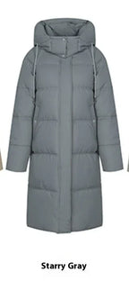Long Over Knee Hooded Jacket 2025 - Thickened Winter Coat - DanaFashionstore
