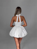 Fashion Special Women's Clothing Lace-up Bow Dress