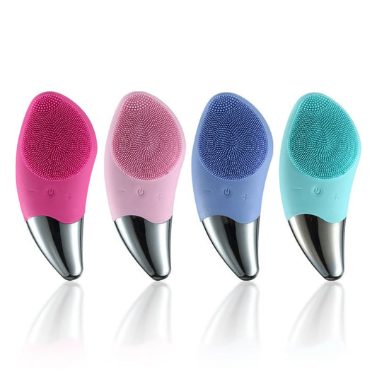 Charging silicone cleansing instrument $37.77 Dana Fashion Color: Green Beauty Tools Product size: 131.2*56 mm Packing size: 150*93*35MM Material; silicone