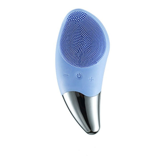 Charging silicone cleansing instrument $36.81 Dana Fashion Color: Sky Blue Beauty Tools Product size: 131.2*56 mm Packing size: 150*93*35MM Material; silicone