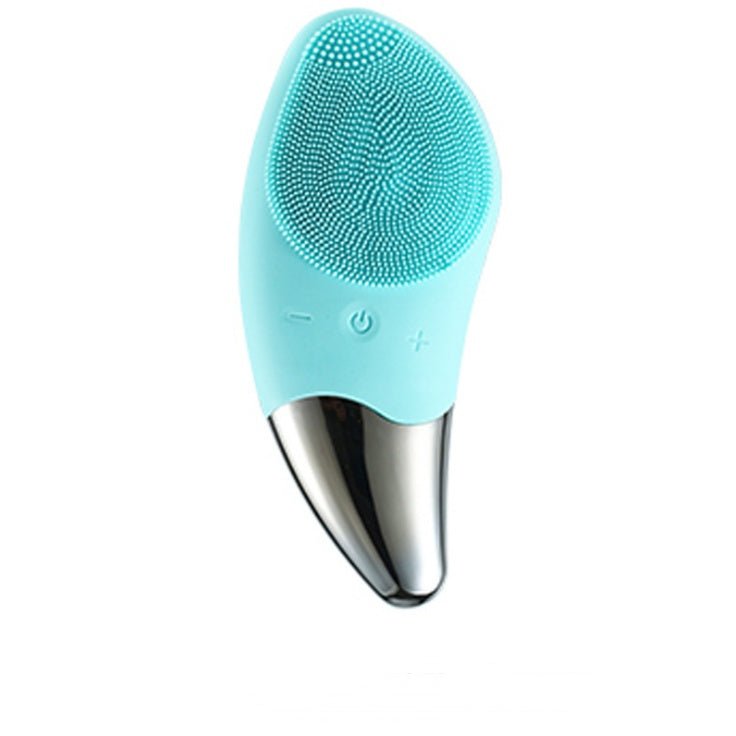Charging silicone cleansing instrument $37.77 Dana Fashion Color: Green Beauty Tools Product size: 131.2*56 mm Packing size: 150*93*35MM Material; silicone
