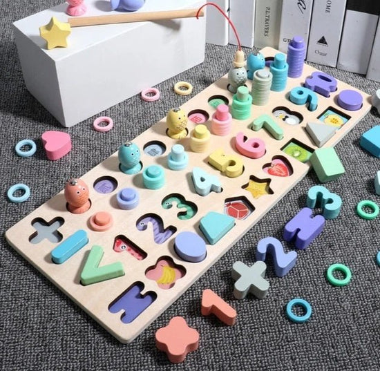 Children 3D Alphabet Number Puzzle Baby Colorful Geometric Digital Letter Educational Toy $34.98 Dana Fashion Color: Macaron Five in one quantity: Q1pc Toys & Hobbies Overview: Let your baby know the numbers, letters and colors on the puzzle, then take ou