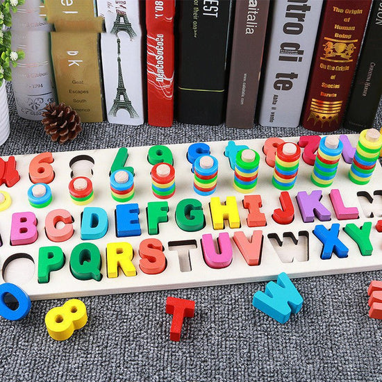 Children 3D Alphabet Number Puzzle Baby Colorful Geometric Digital Letter Educational Toy $57.72 Dana Fashion Color: Color bottom fishing quantity: Q1pc Toys & Hobbies Overview: Let your baby know the numbers, letters and colors on the puzzle, then take o