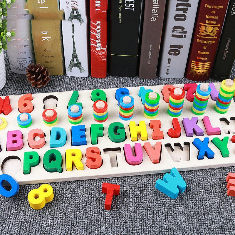 Children 3D Alphabet Number Puzzle Baby Colorful Geometric Digital Letter Educational Toy $57.72 Dana Fashion Color: Color bottom fishing quantity: Q1pc Toys & Hobbies Overview: Let your baby know the numbers, letters and colors on the puzzle, then take o