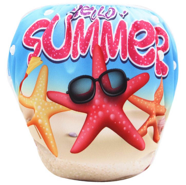 Children cartoon swimming trunks $24.89 Dana Fashion Color: 1 Style Baby & Mother Suitable for male and female babies, baby swimming leakproof pants [Product name] baby products, baby adjustable swimming trunks, special leak-proof swimming trunks for babi