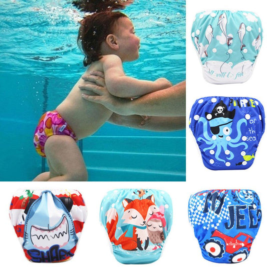 Children cartoon swimming trunks $24.89 Dana Fashion Color: 1 Style Baby & Mother Suitable for male and female babies, baby swimming leakproof pants [Product name] baby products, baby adjustable swimming trunks, special leak-proof swimming trunks for babi