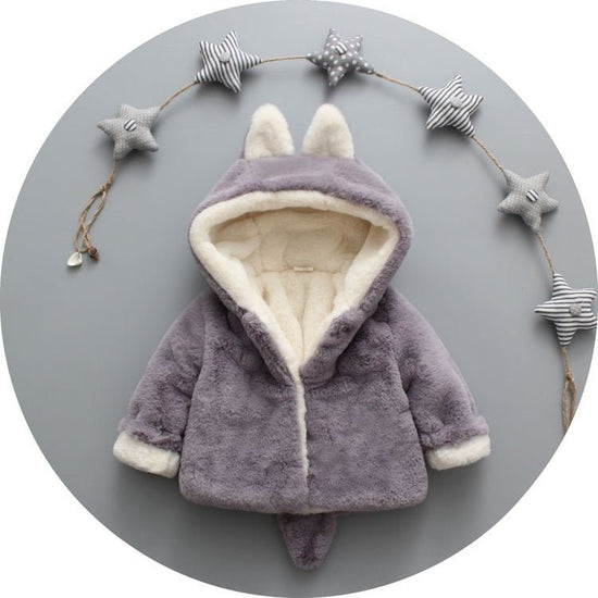 Children Thick Small Tail Faux Fur Coat $26.64 Dana Fashion Color: Gray Suit Height: 100cm Baby Clothing Product information: Color: red, dark khaki, gray, pink Applicable gender: neutral/both men and women Suitable height: 80cm,90cm,100cm,110cm,120cm,70c
