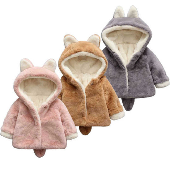 Children Thick Small Tail Faux Fur Coat $26.64 Dana Fashion Color: Deep Khaki Suit Height: 100cm Baby Clothing Product information: Color: red, dark khaki, gray, pink Applicable gender: neutral/both men and women Suitable height: 80cm,90cm,100cm,110cm,120