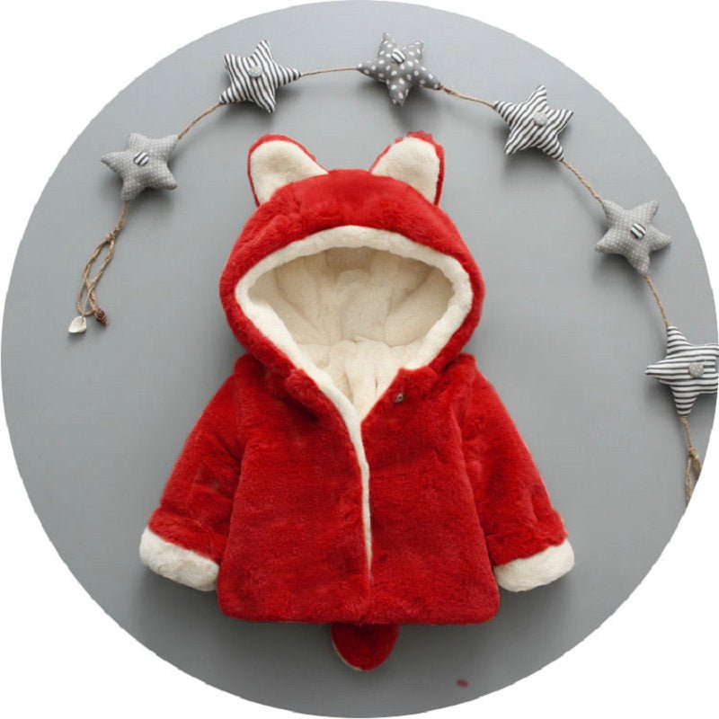 Children Thick Small Tail Faux Fur Coat $26.64 Dana Fashion Color: Red Suit Height: 100cm Baby Clothing Product information: Color: red, dark khaki, gray, pink Applicable gender: neutral/both men and women Suitable height: 80cm,90cm,100cm,110cm,120cm,70cm