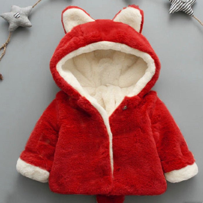 Children Thick Small Tail Faux Fur Coat $26.64 Dana Fashion Color: Deep Khaki Suit Height: 100cm Baby Clothing Product information: Color: red, dark khaki, gray, pink Applicable gender: neutral/both men and women Suitable height: 80cm,90cm,100cm,110cm,120