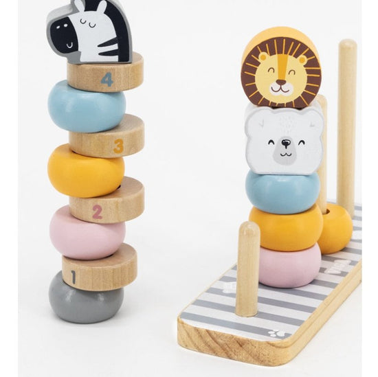 Children's building block toys $54.74 Dana Fashion Color: Color Toys & Hobbies Product name: animal beaded Product material: pine wood, lotus wood Applicable age: 2 years old and above Paint raw materials: water-based paint Product color: Nordic style