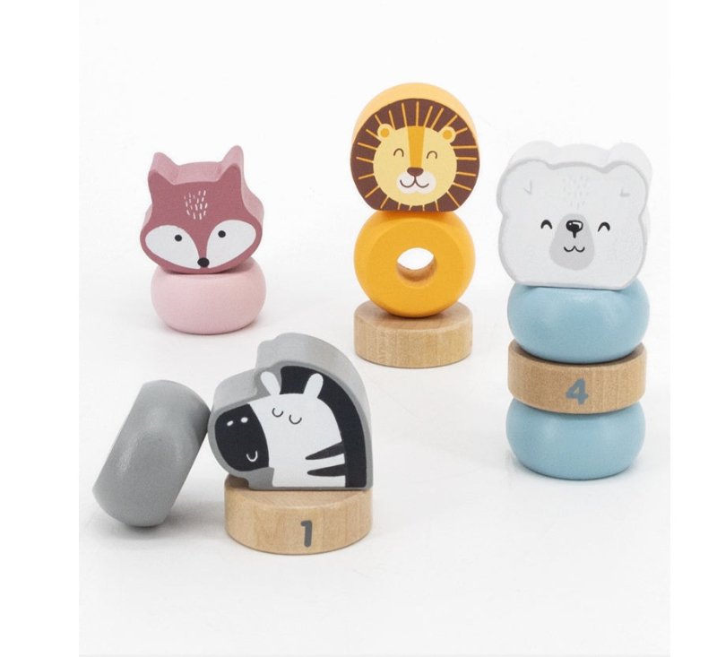 Children's building block toys $54.74 Dana Fashion Color: Color Toys & Hobbies Product name: animal beaded Product material: pine wood, lotus wood Applicable age: 2 years old and above Paint raw materials: water-based paint Product color: Nordic style