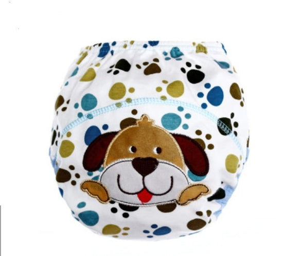 Children's cartoon diaper pants baby learning pants infant cotton breathable training pants washable diapers $10.41 Dana Fashion Color: A Size: 100cm Baby Clothing Material: cotton Underwear underwear category: study pants