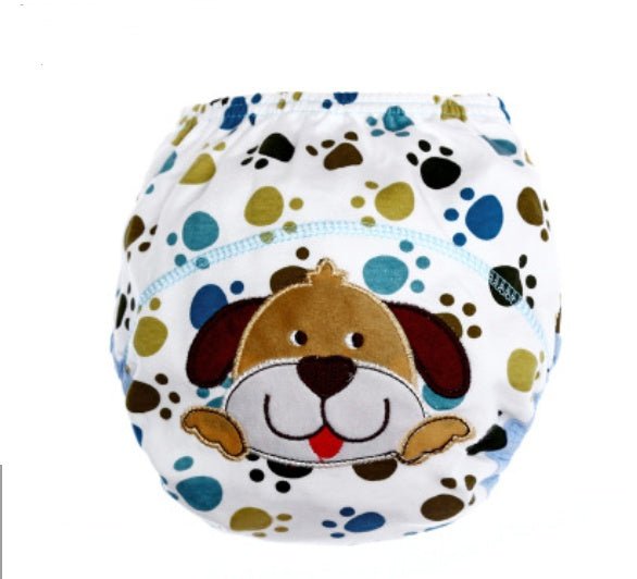 Children's cartoon diaper pants baby learning pants infant cotton breathable training pants washable diapers $10.41 Dana Fashion Color: A Size: 100cm Baby Clothing Material: cotton Underwear underwear category: study pants