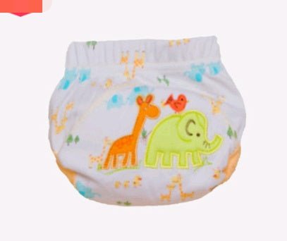 Children's cartoon diaper pants baby learning pants infant cotton breathable training pants washable diapers $10.41 Dana Fashion Color: H Size: 100cm Baby Clothing Material: cotton Underwear underwear category: study pants