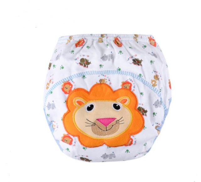 Children's cartoon diaper pants baby learning pants infant cotton breathable training pants washable diapers $10.41 Dana Fashion Color: J Size: 100cm Baby Clothing Material: cotton Underwear underwear category: study pants